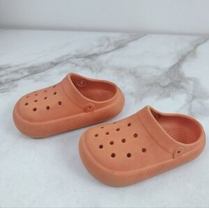 Sport Happy Toddler Kids' Orange Slip On Clogs Slippers, Sz 5-5.5 (Toddler)